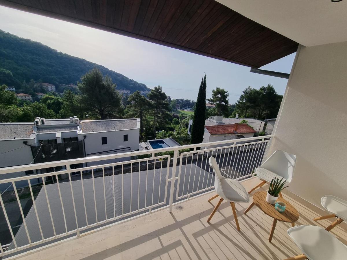 Seaview Apartment Luka With Free Private Parking In Moscenicka Draga Ngoại thất bức ảnh